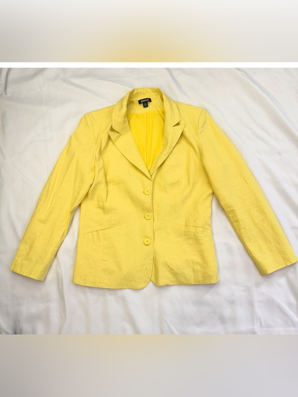 Metrostyle Vibrant Yellow Women's Blazer